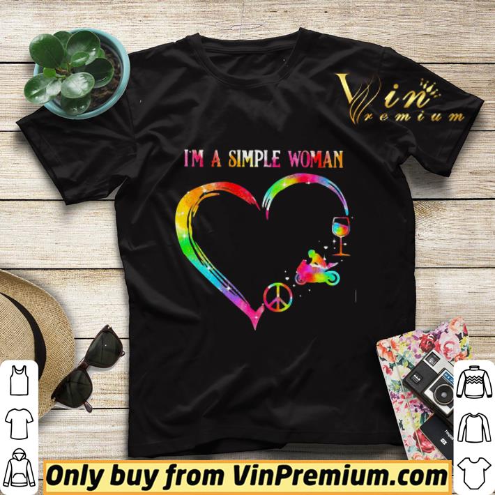 I’m a simple woman heart motorcycle wine shirt sweater 99d407ee i m a simple woman heart motorcycle wine shirt sweater 4 - I’m a simple woman heart motorcycle wine shirt sweater
