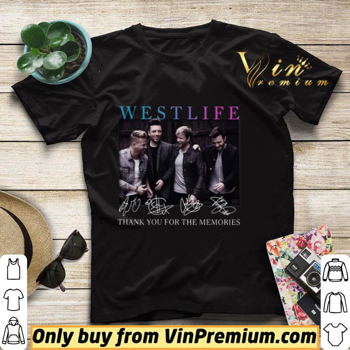 9aa18694 westlife thank you for the memories signatures shirt 4 - Westlife thank You for the memories signatures shirt