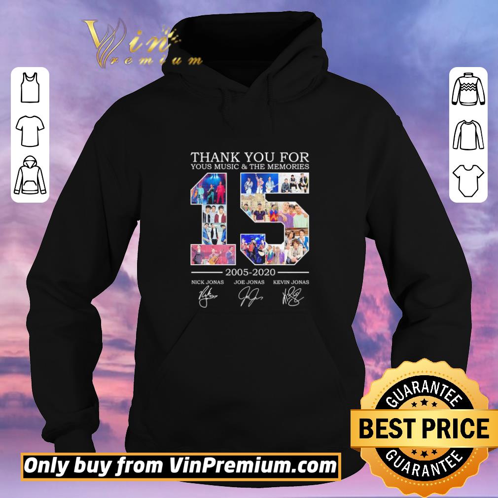 9d99374a nice jonas brothers thank you for your music and the memories 2005 2020 signatures shirt sweater 4 - Nice Jonas Brothers Thank You for Your music and the memories 2005 2020 signatures shirt sweater