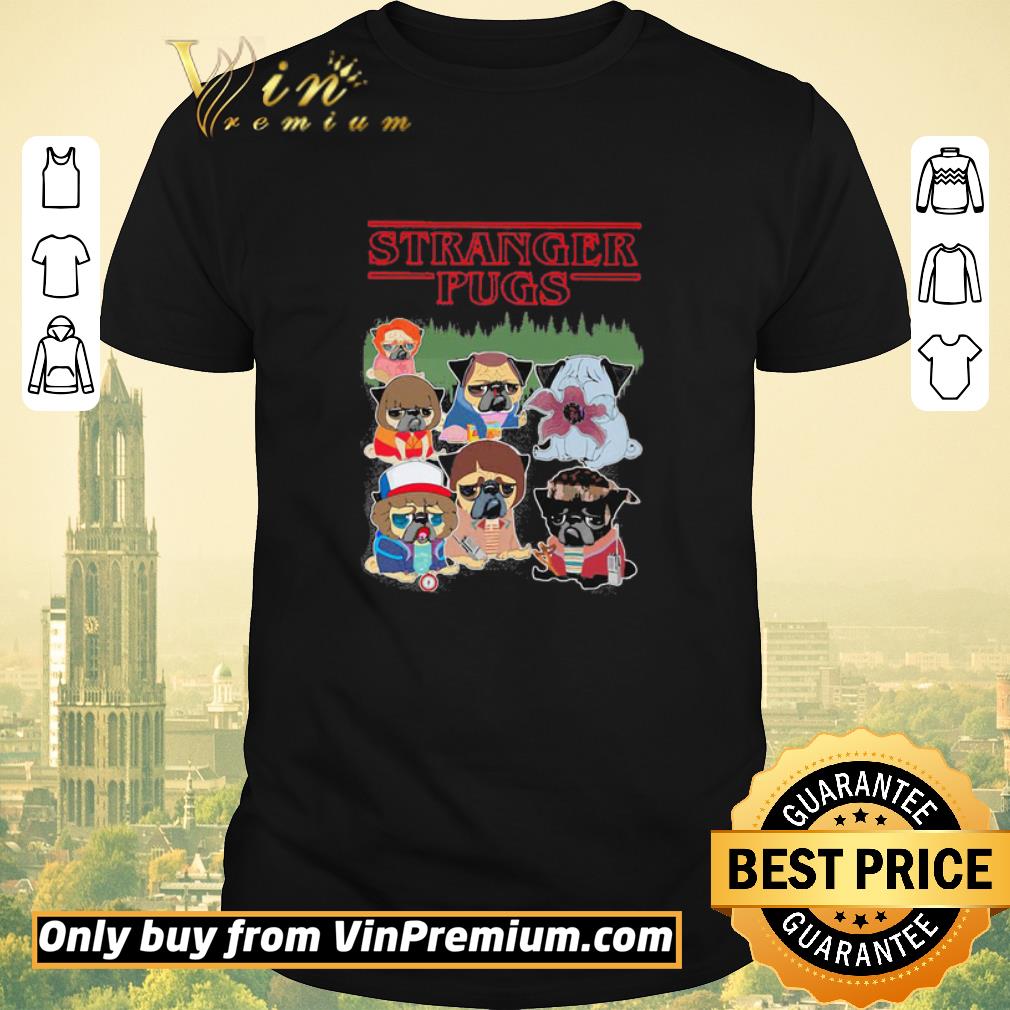 Top Stranger pugs shirt sweater