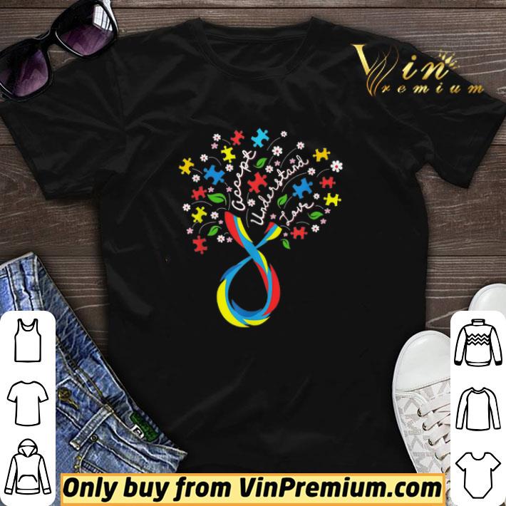 Autism Awareness Accept Understand Love Flower shirt sweater