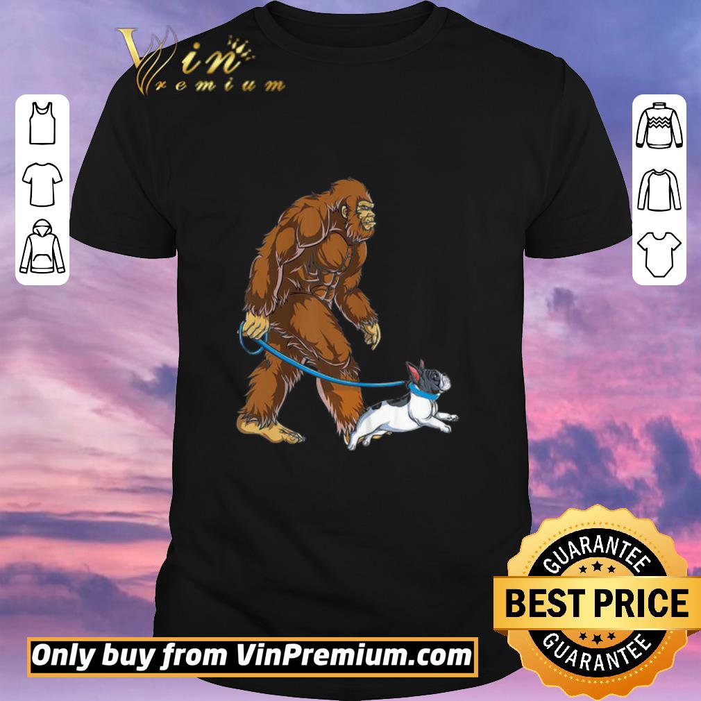 Pretty Bigfoot Sasquatch Walking French Bulldog shirt sweater