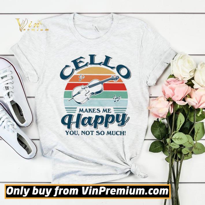 a462bbbf cello makes me happy you not so much vintage shirt sweater 4 - Cello makes me happy you not so much vintage shirt sweater