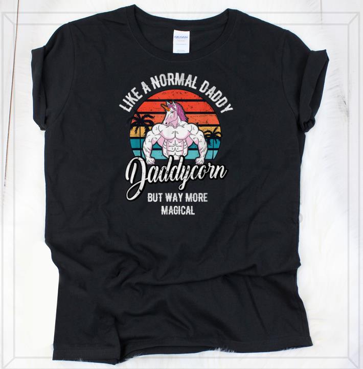 Top Unicorn Daddy Gym Workout Dad Vintage Shirt
