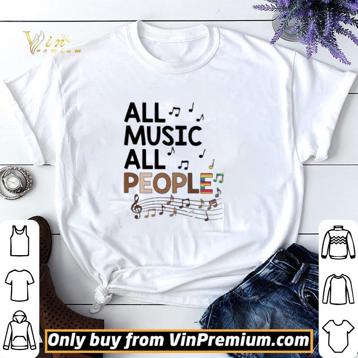 All music all people black lives matter lgbt shirt sweater