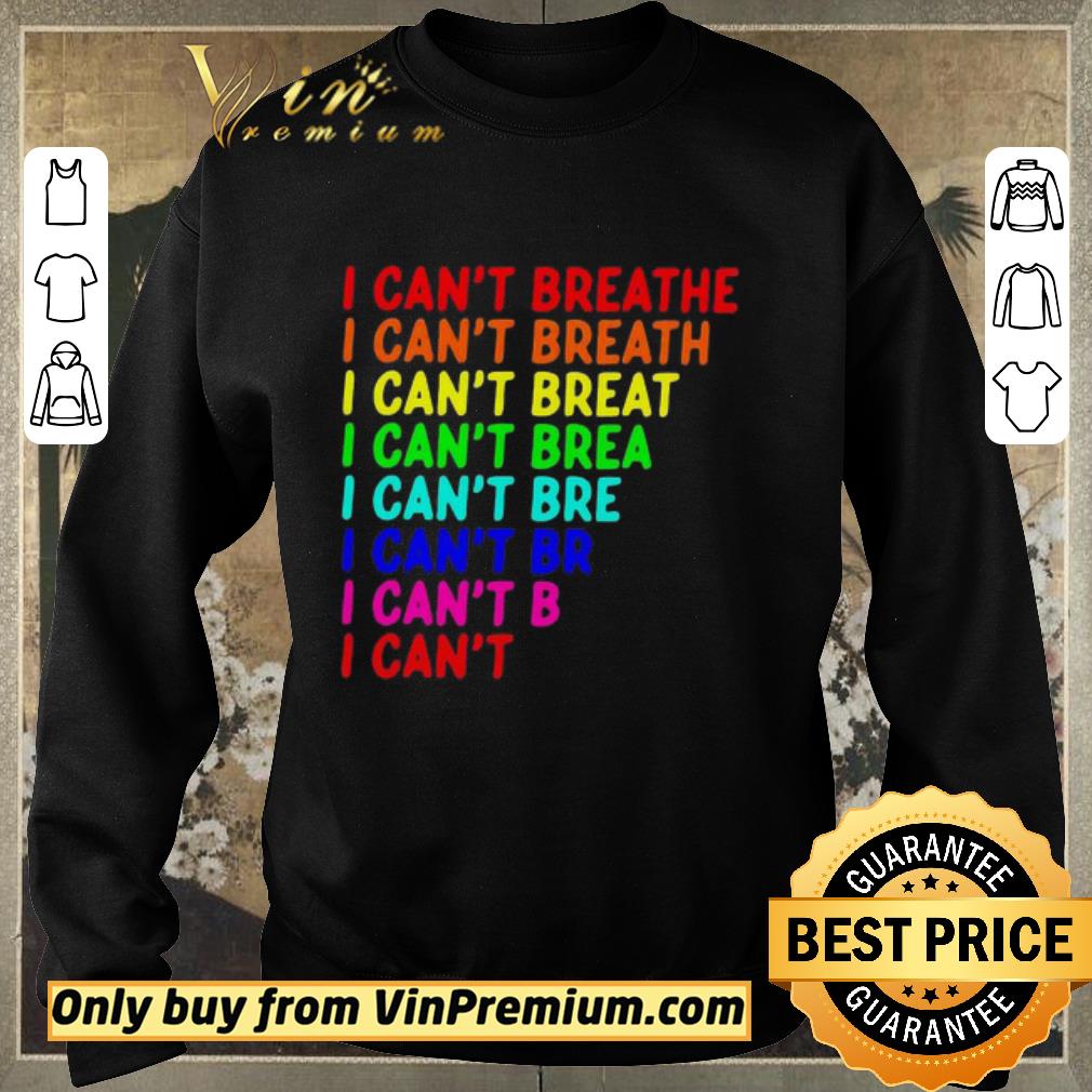 Original I can’t breathe LGBT shirt Original I can’t breathe LGBT shirt