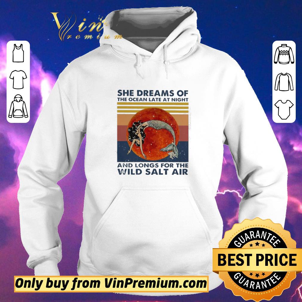 a836f721 awesome mermaid she dreams of the ocean late at night and longs for the wild salt air vintage shirt sweater 4 - Awesome Mermaid She Dreams of the ocean late at night and longs for the wild salt air vintage shirt sweater