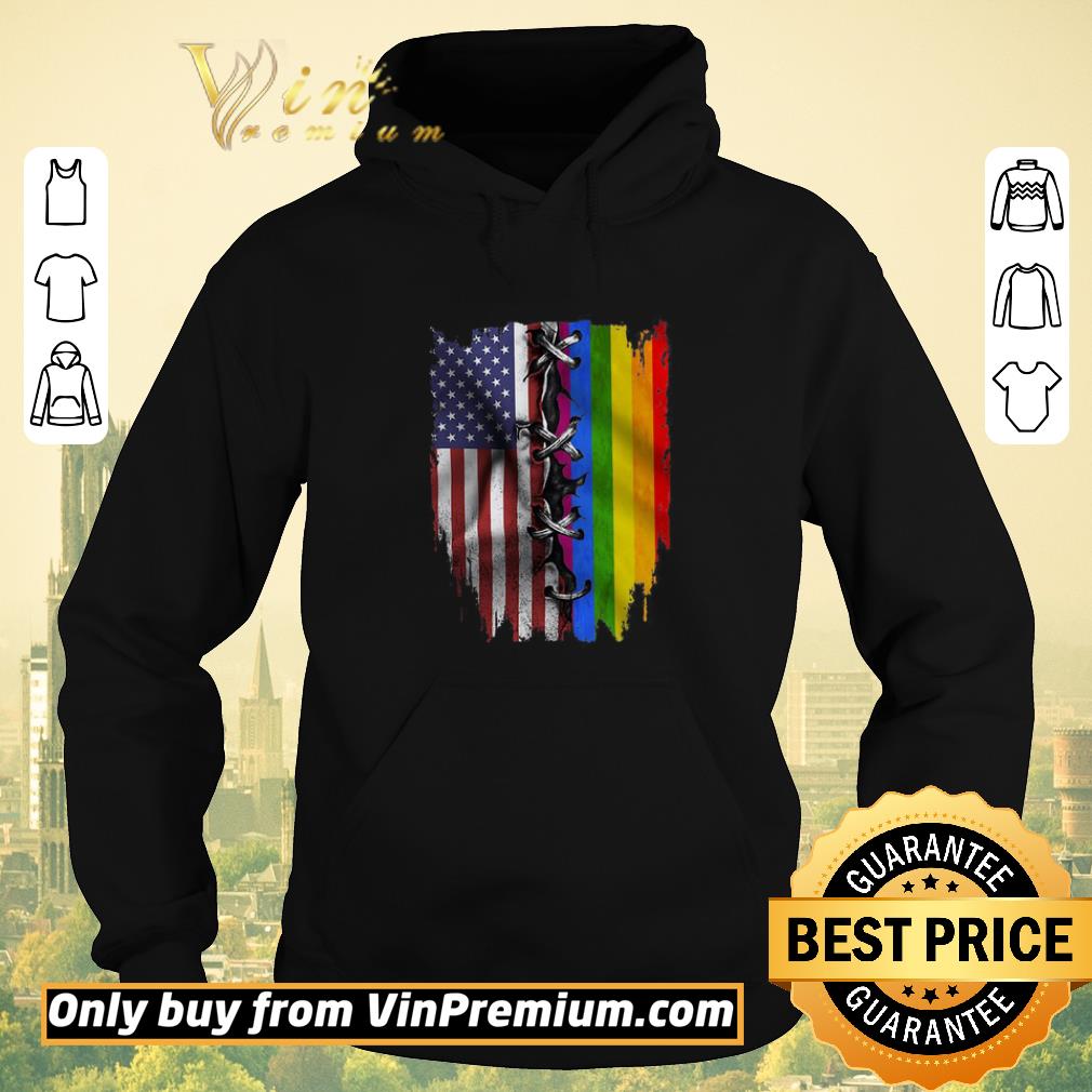 ab2144ca official lgbt pride and american flag shirt sweater 4 - Official LGBT Pride and American flag shirt sweater