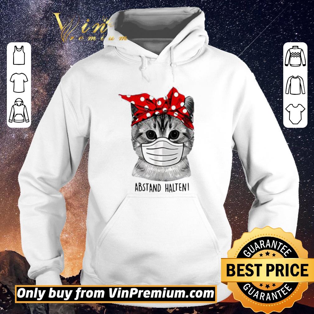 ab902e82 funny cat face mask abstand halten shirt sweater 4 - Funny Cat Face Mask Abstand Halten shirt sweater