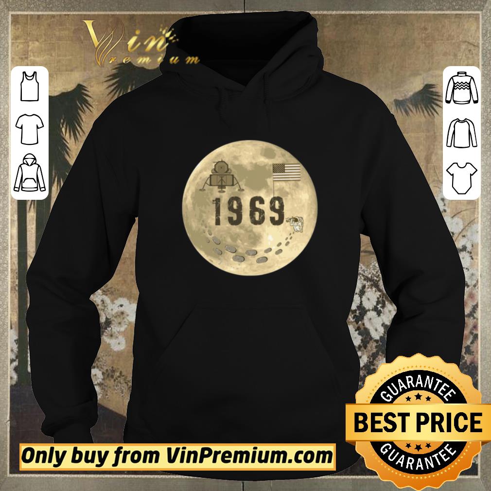 Premium Fun Moon Landing Smiling Footprint American Flag Lunar Module Apollo 11 First Man 50th Anniversary 1960-2019 Tee shirt sweater ac2ad7cb premium fun moon landing smiling footprint american flag lunar module apollo 11 first man 50th anniversary 1960 2019 tee shirt sweater 4 - Premium Fun Moon Landing Smiling Footprint American Flag Lunar Module Apollo 11 First Man 50th Anniversary 1960-2019 Tee shirt sweater