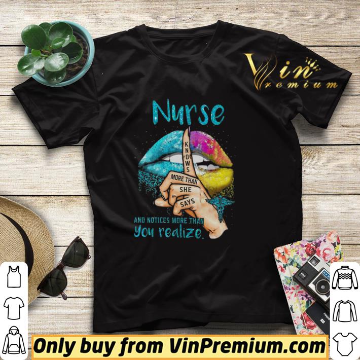 b06eff2c lips nurse knows more than she says and notices more than you realize shirt sweater 4 - Lips Nurse Knows More Than She Says And Notices More Than You Realize shirt sweater
