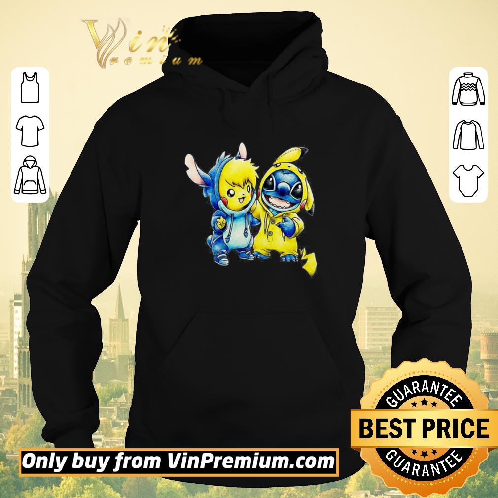 b2cd57dc premium baby pikachu and baby stitch shirt sweater 4 - Premium Baby Pikachu And Baby Stitch shirt sweater