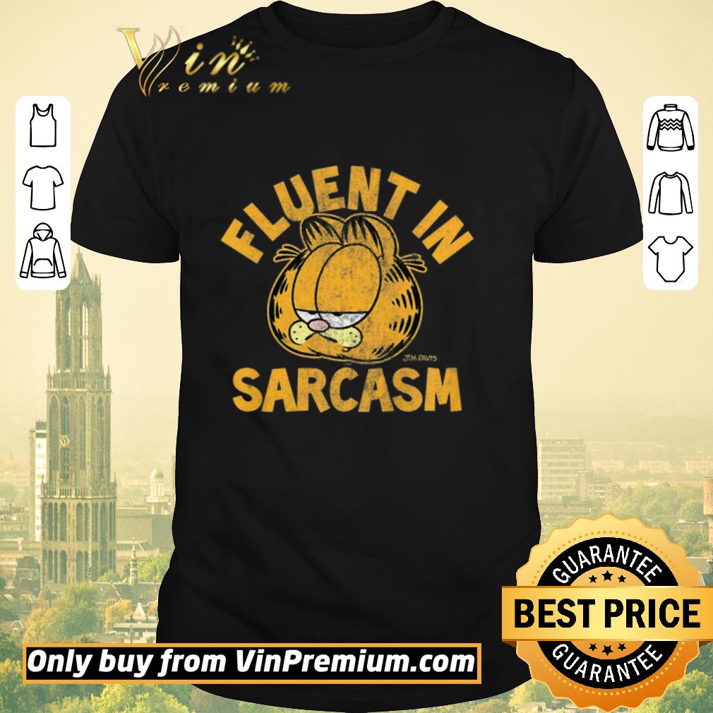 Awesome Kids Garfield Fluent In Sarcasm shirt sweater