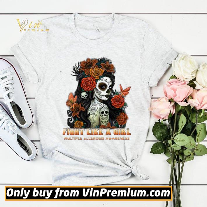 Skull fight like a girl multiple sclerosis awareness flowers butterfly shirt sweater b366817e skull fight like a girl multiple sclerosis awareness flowers butterfly shirt sweater 4 - Skull fight like a girl multiple sclerosis awareness flowers butterfly shirt sweater