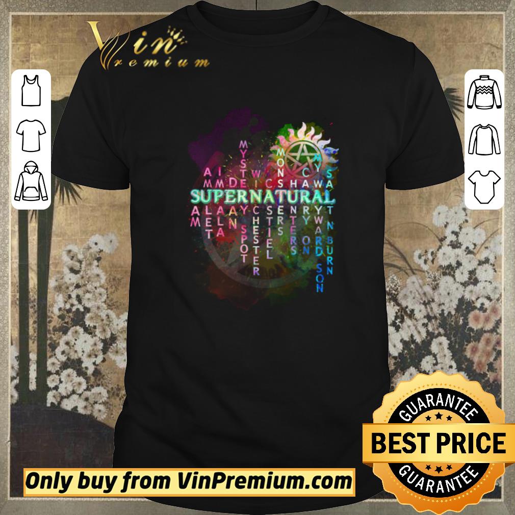Pretty Super Natural Sam Amulet Impala Dean Mystery Spot Winchester Castiel shirt sweater