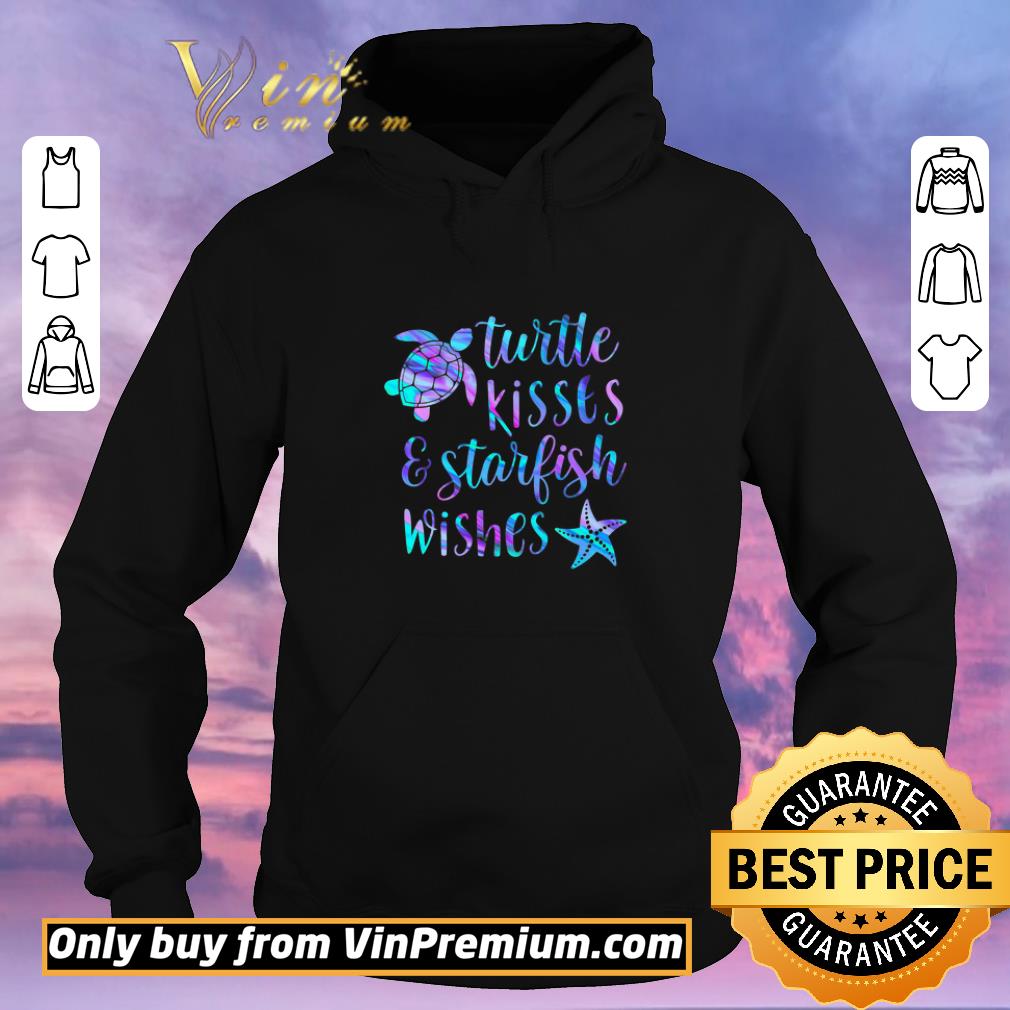 Nice Turtle Kisses & Starfish Wishes shirt sweater b878cb5f nice turtle kisses starfish wishes shirt sweater 4 - Nice Turtle Kisses & Starfish Wishes shirt sweater