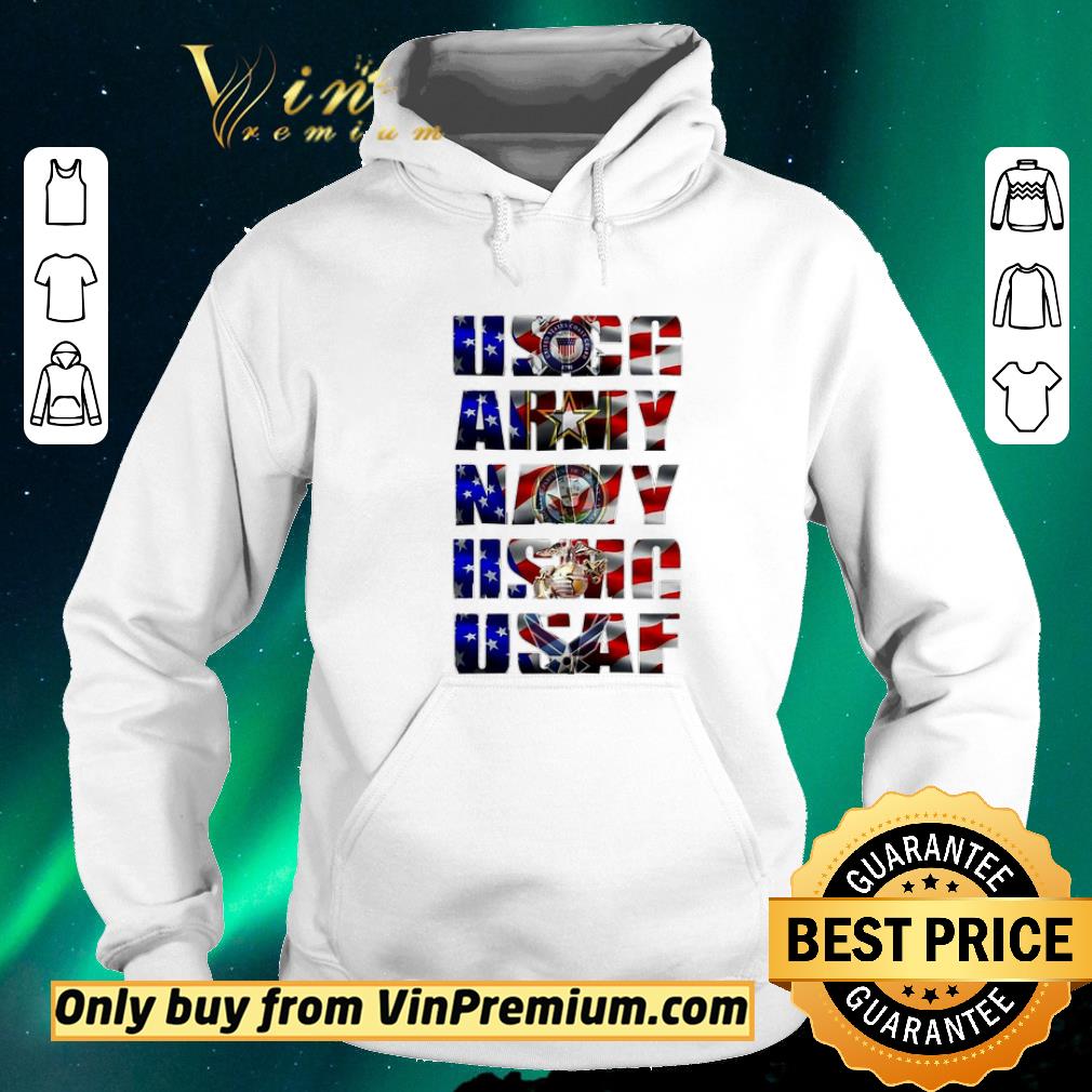 b8e5aa45 official uscg army navy usaf american flag independence day shirt sweater 4 - Official Uscg army navy usaf american flag independence day shirt sweater