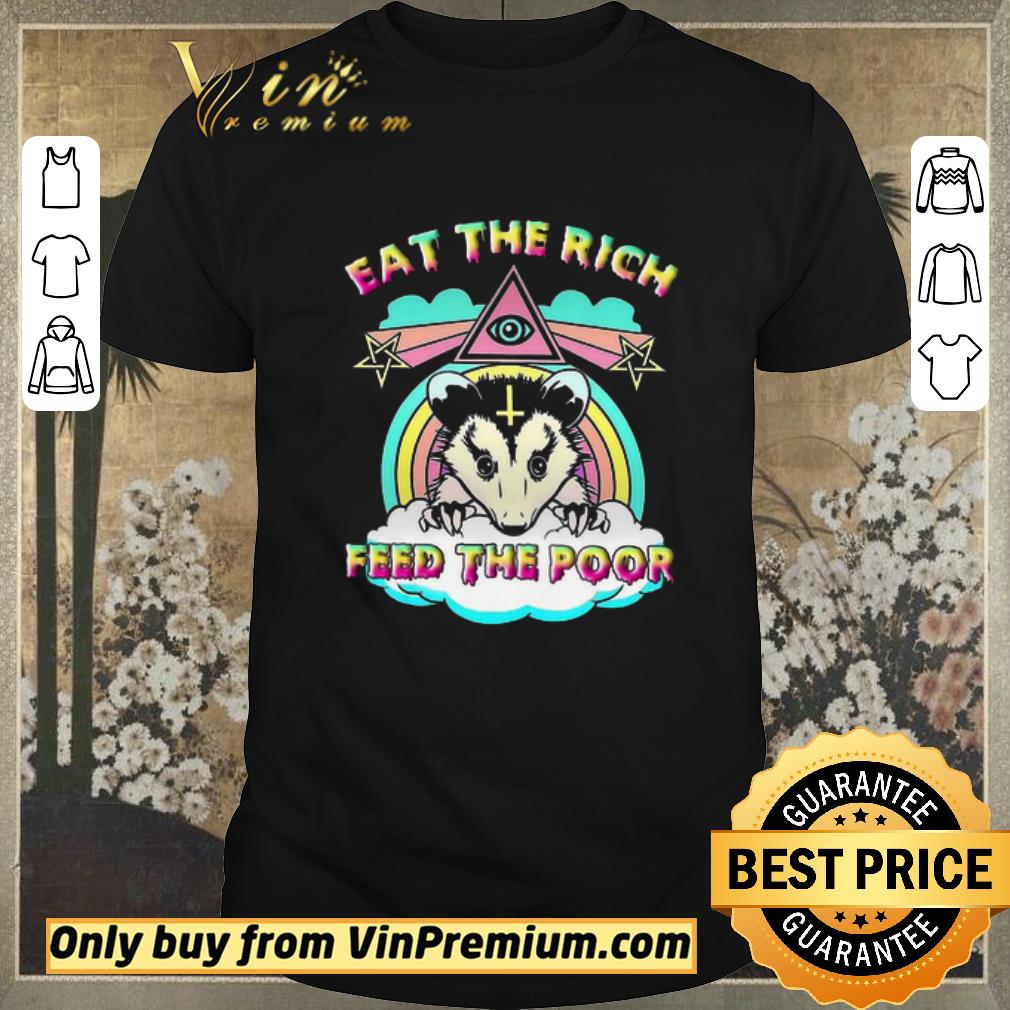 Awesome Goat Eat The Rich Feed The Poor shirt sweater