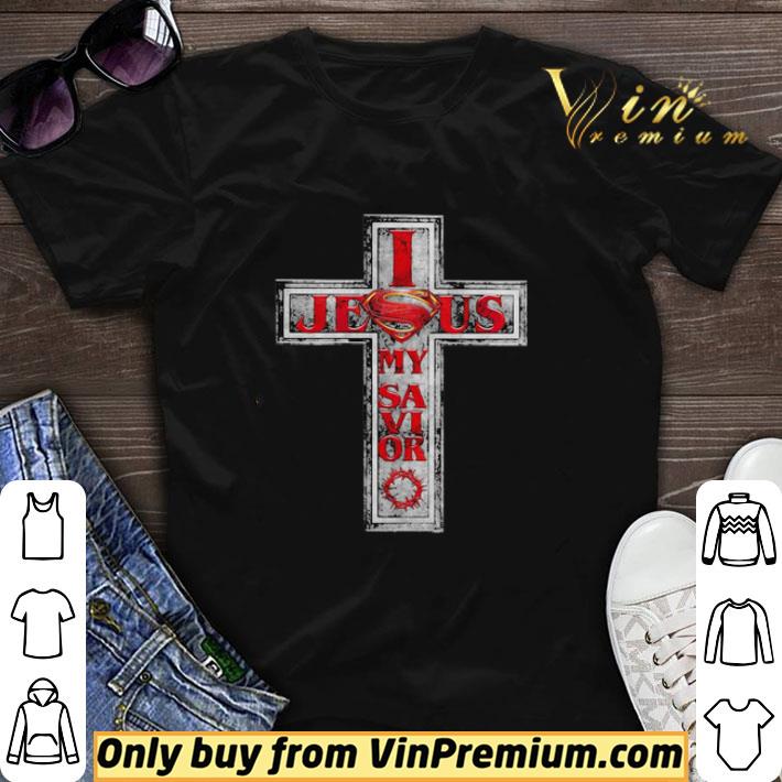 Cross Superman I Jesus My Savior shirt sweater