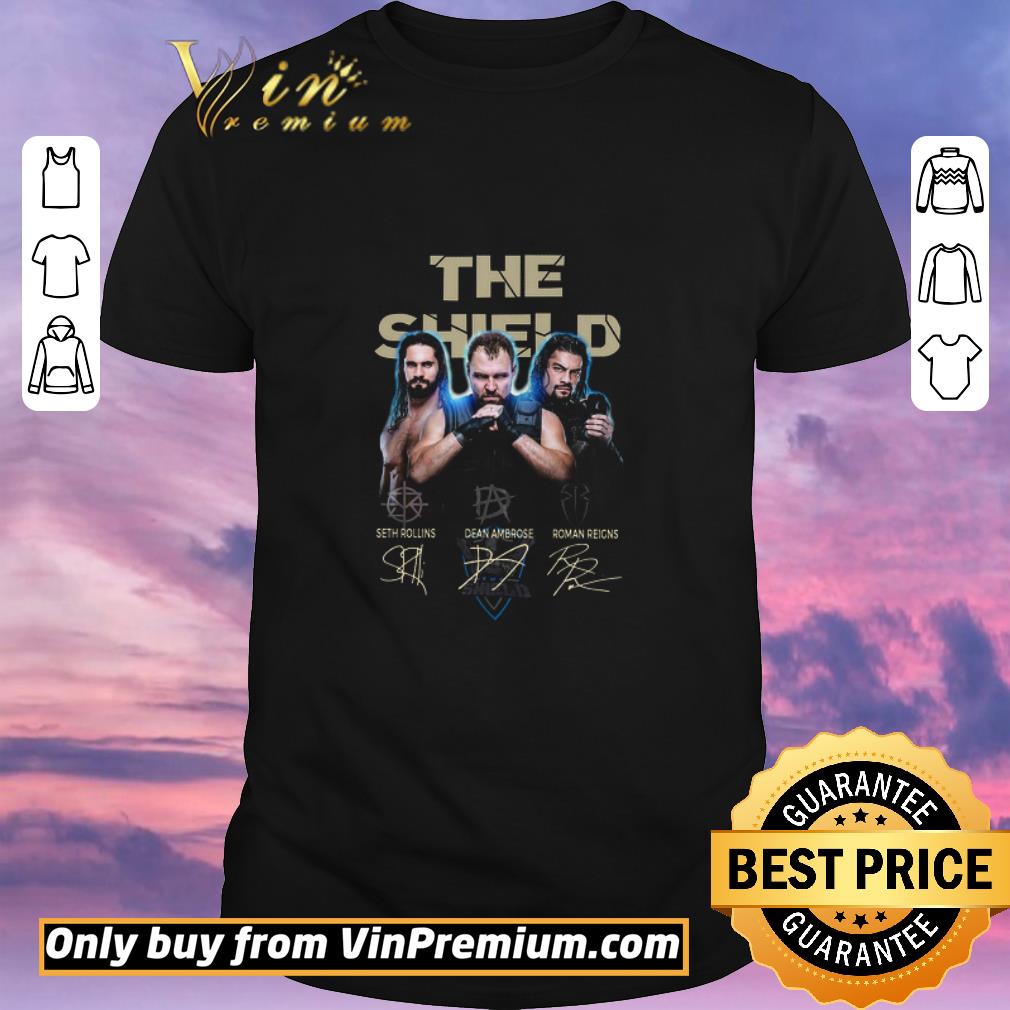 Original The Shield Seth Rollins Dean Ambrose Roman Reigns Signature shirt sweater