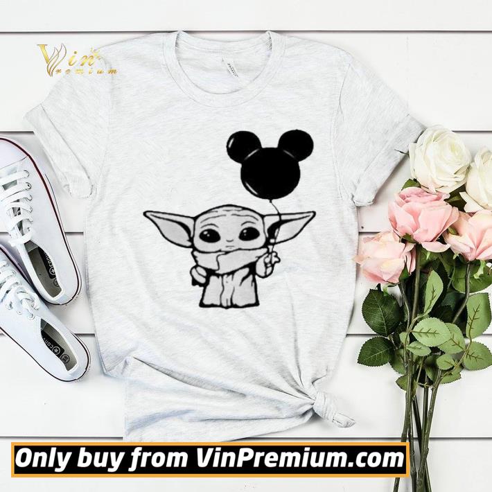 bb47cee0 star wars baby yoda holding balloon mickey mouse best day ever shirt sweater 4 - Star wars baby yoda holding balloon mickey mouse best day ever shirt sweater