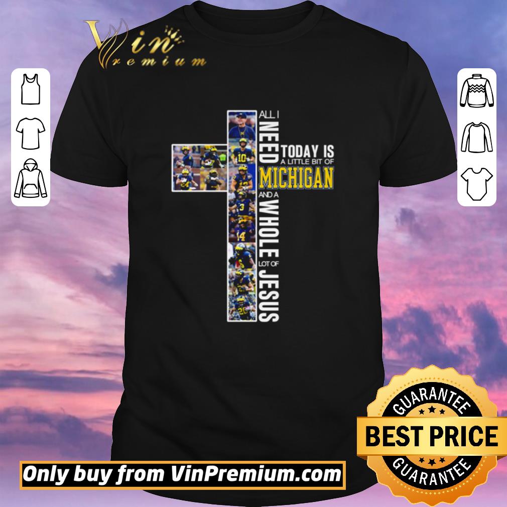 Pretty All I need today is a little bit of Michigan Wolverines and a whole lot of Jesus shirt sweater