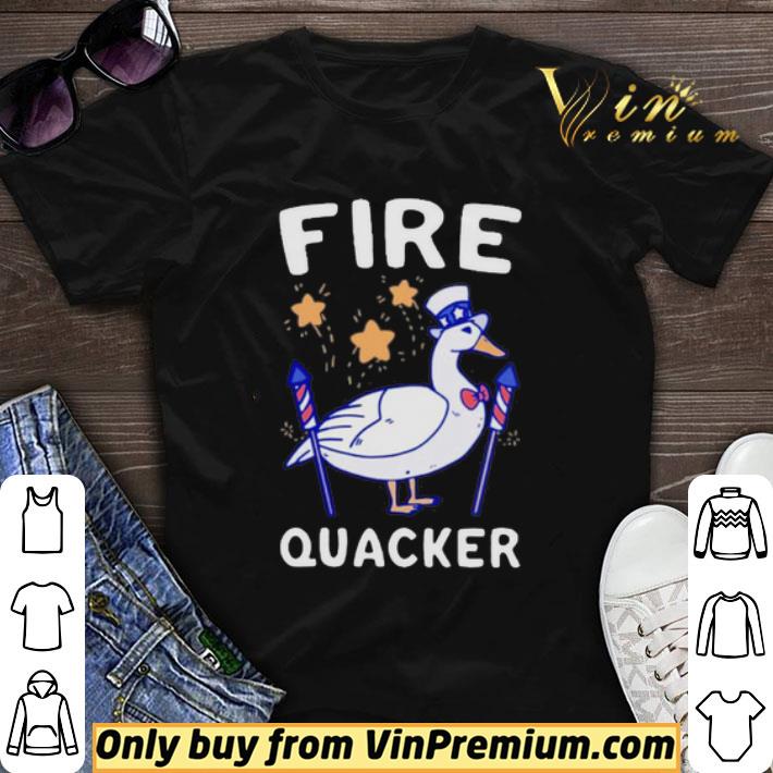 Goose Fire Quacker 4th of July shirt sweater