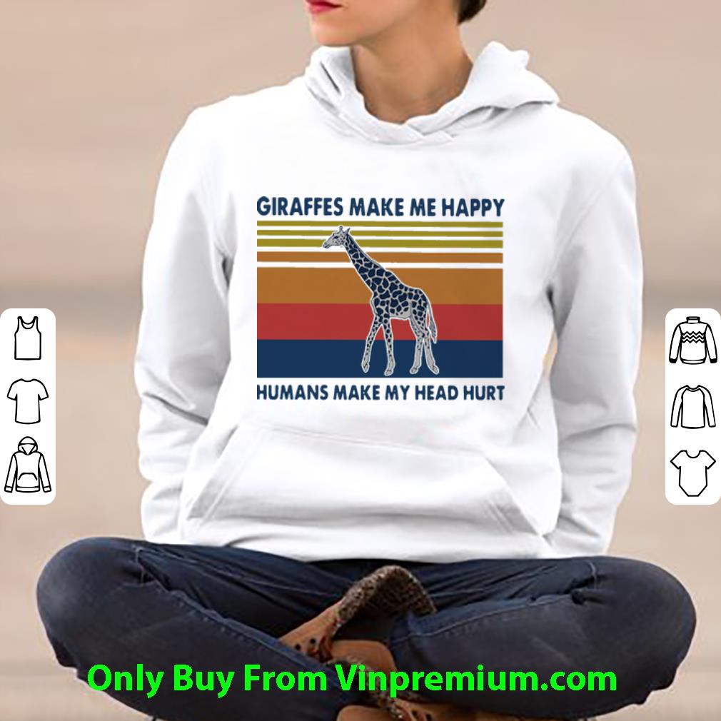 c3be8ed1 awesome vintage giraffes make me happy humans make my head hurt shirt 4 - Awesome Vintage Giraffes Make Me Happy Humans Make My Head Hurt shirt