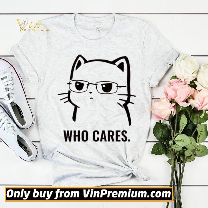 c537a465 cute cat who cares shirt sweater 4 - Cute Cat Who cares shirt sweater