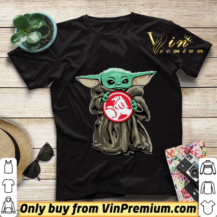 c984a032 baby yoda hug holden logo shirt sweater 4 - Baby Yoda hug Holden logo shirt sweater