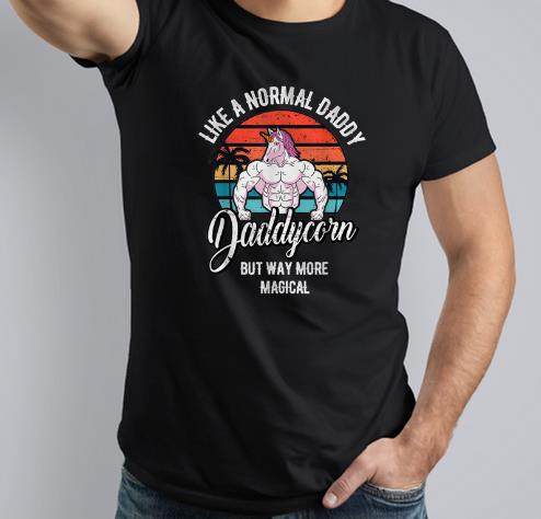 Top Unicorn Daddy Gym Workout Dad Vintage Shirt