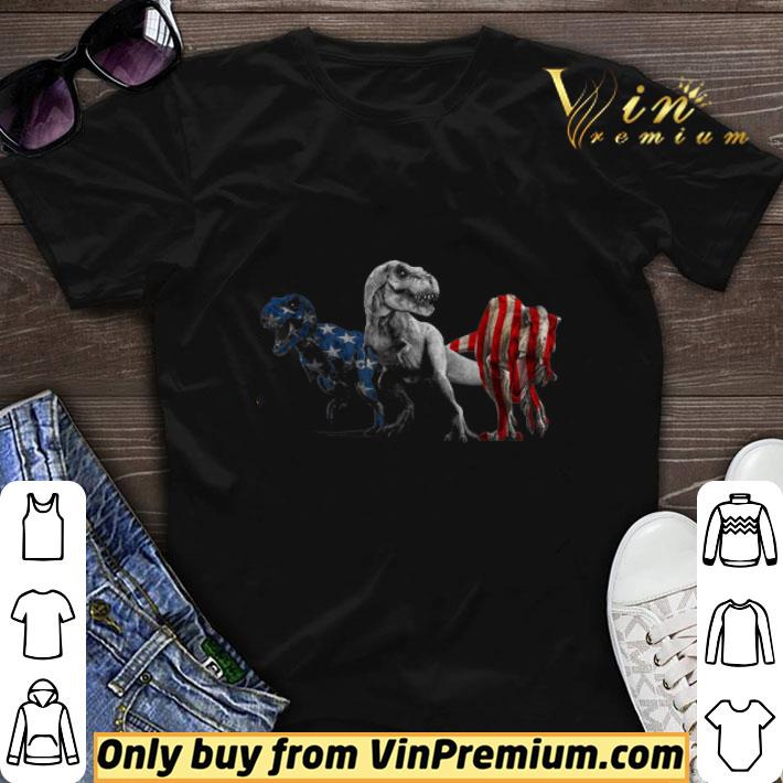 Dinosaurs American Flag Happy 4th Of July shirt sweater