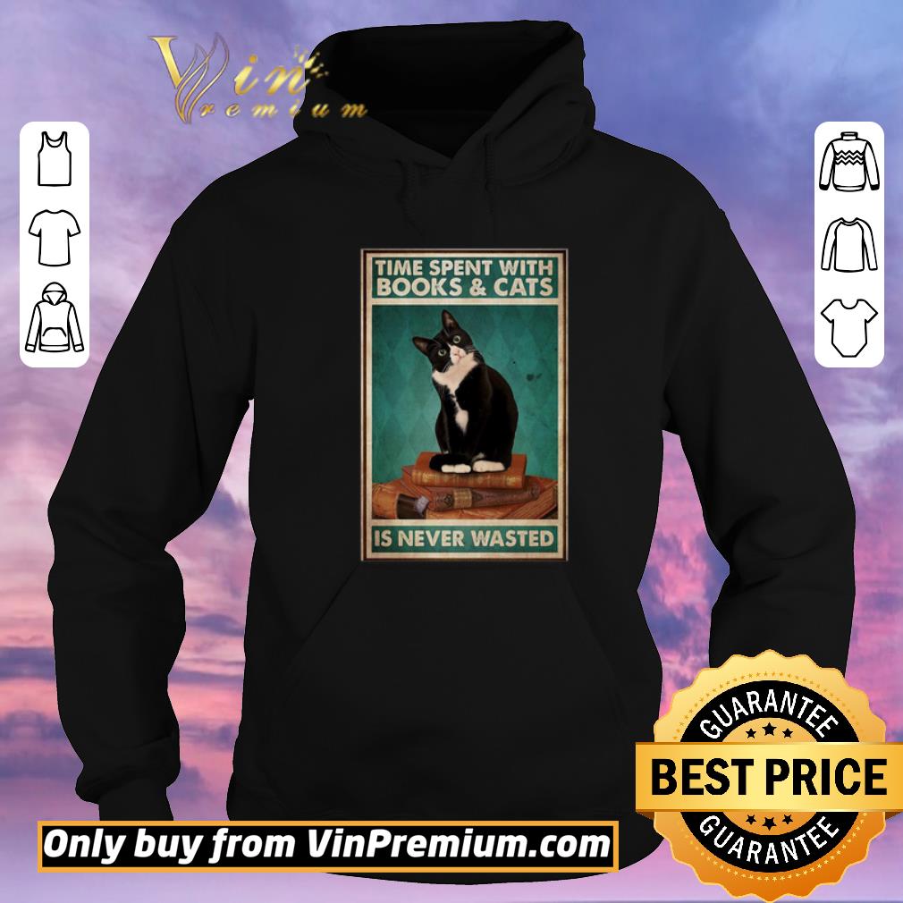 d1391924 official time spent with books and cats is never wasted shirt sweater 4 - Official Time Spent With Books And Cats Is Never Wasted shirt sweater