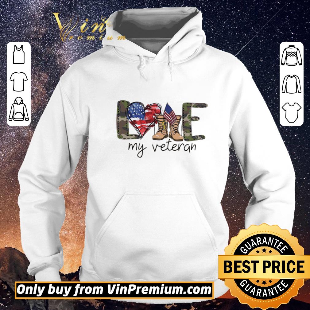d2ae4402 funny love camouflage american flag my veteran shirt sweater 4 - Funny Love Camouflage American Flag My Veteran shirt sweater