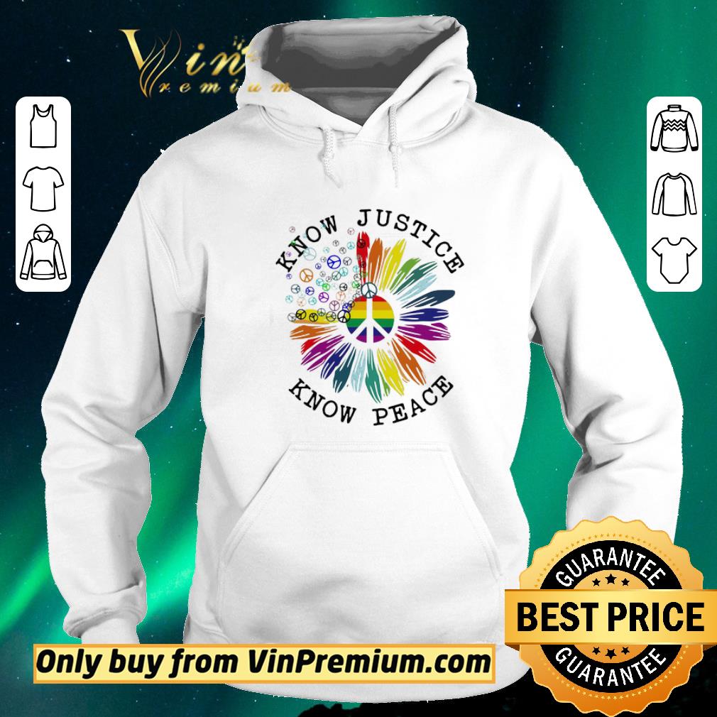 Original Lgbt flower know justice know peace shirt sweater d6953d0c original lgbt flower know justice know peace shirt sweater 4 - Original Lgbt flower know justice know peace shirt sweater