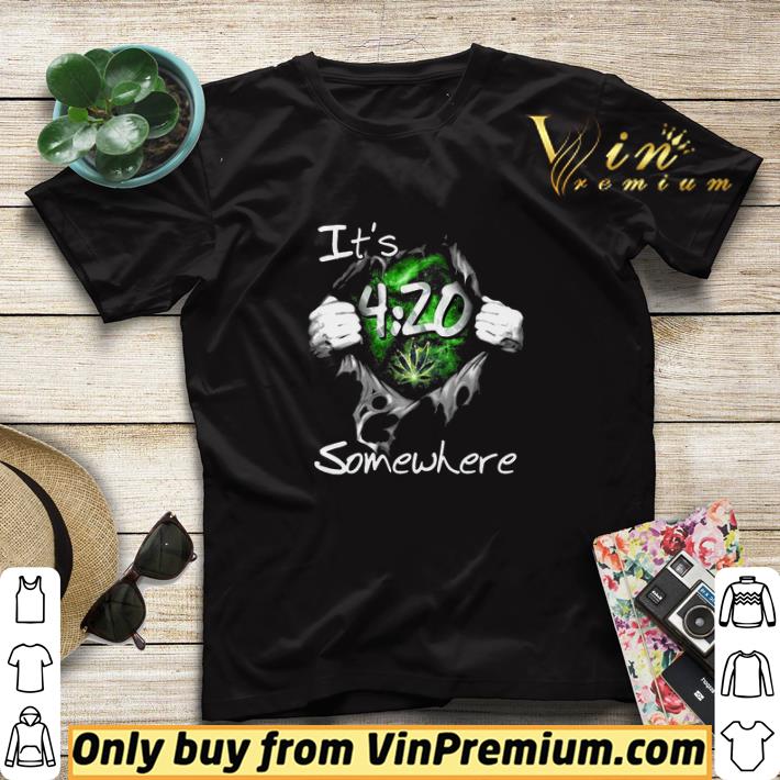 da14aadd weed it s 420 somewhere shirt sweater 4 - Weed It's 420 Somewhere shirt sweater
