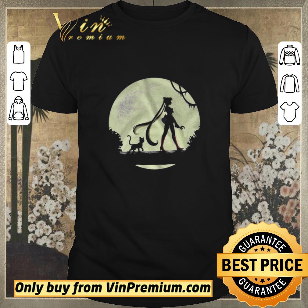 Awesome Sailor Moon And Cat shirt sweater