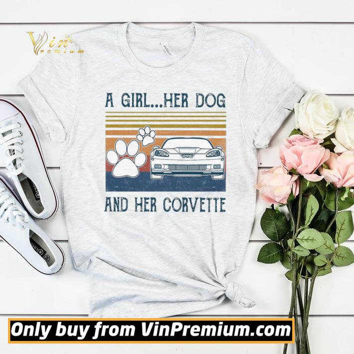A Girl Her Dog And Her Corvette Vintage shirt sweater db094f07 a girl her dog and her corvette vintage shirt sweater 4 - A Girl Her Dog And Her Corvette Vintage shirt sweater