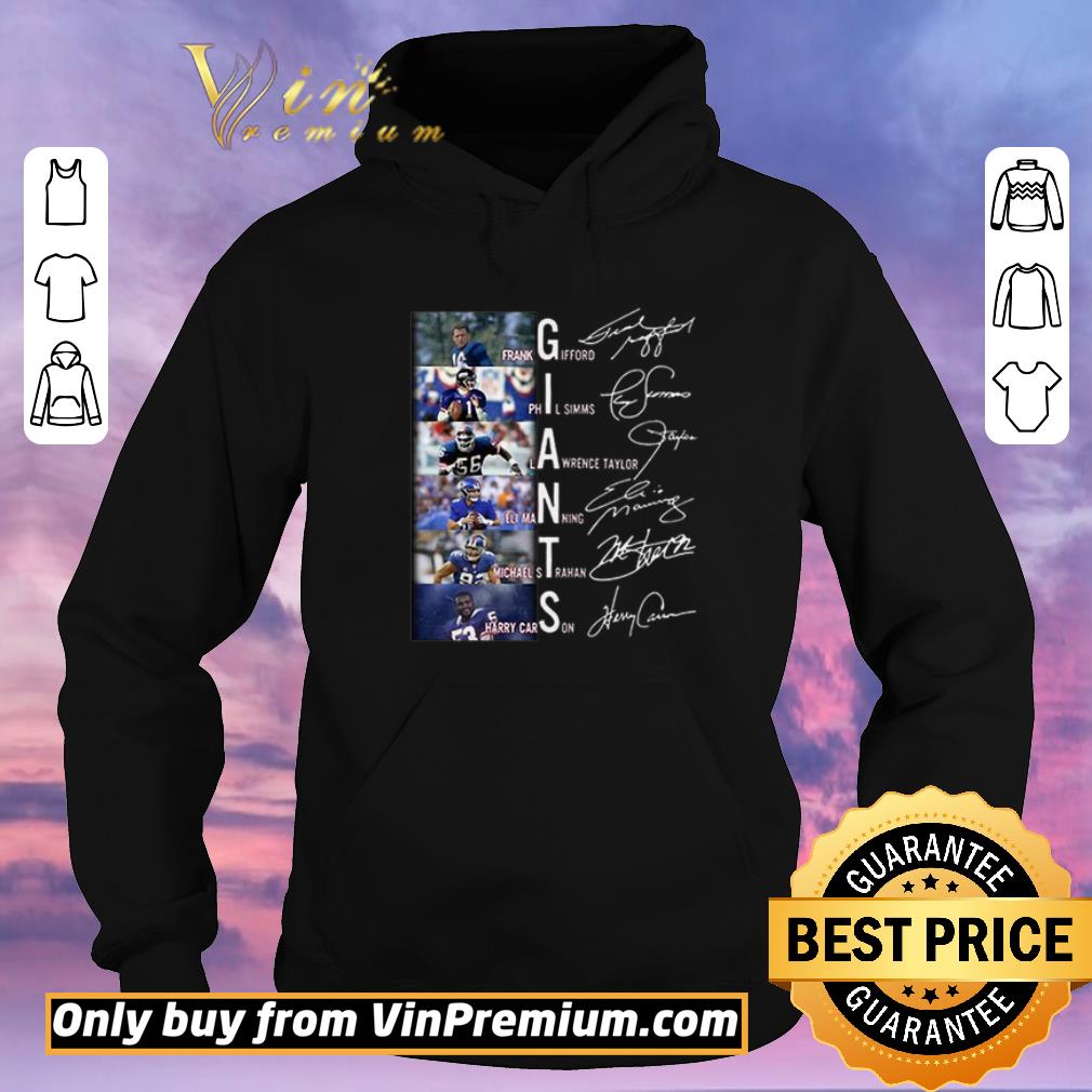 dcd86cf8 top giants frank figgord phil simms lawrence taylor eli manning michael strahan harry carson shirt sweater 4 - Top Giants Frank Figgord Phil Simms Lawrence Taylor Eli Manning Michael Strahan Harry Carson shirt sweater