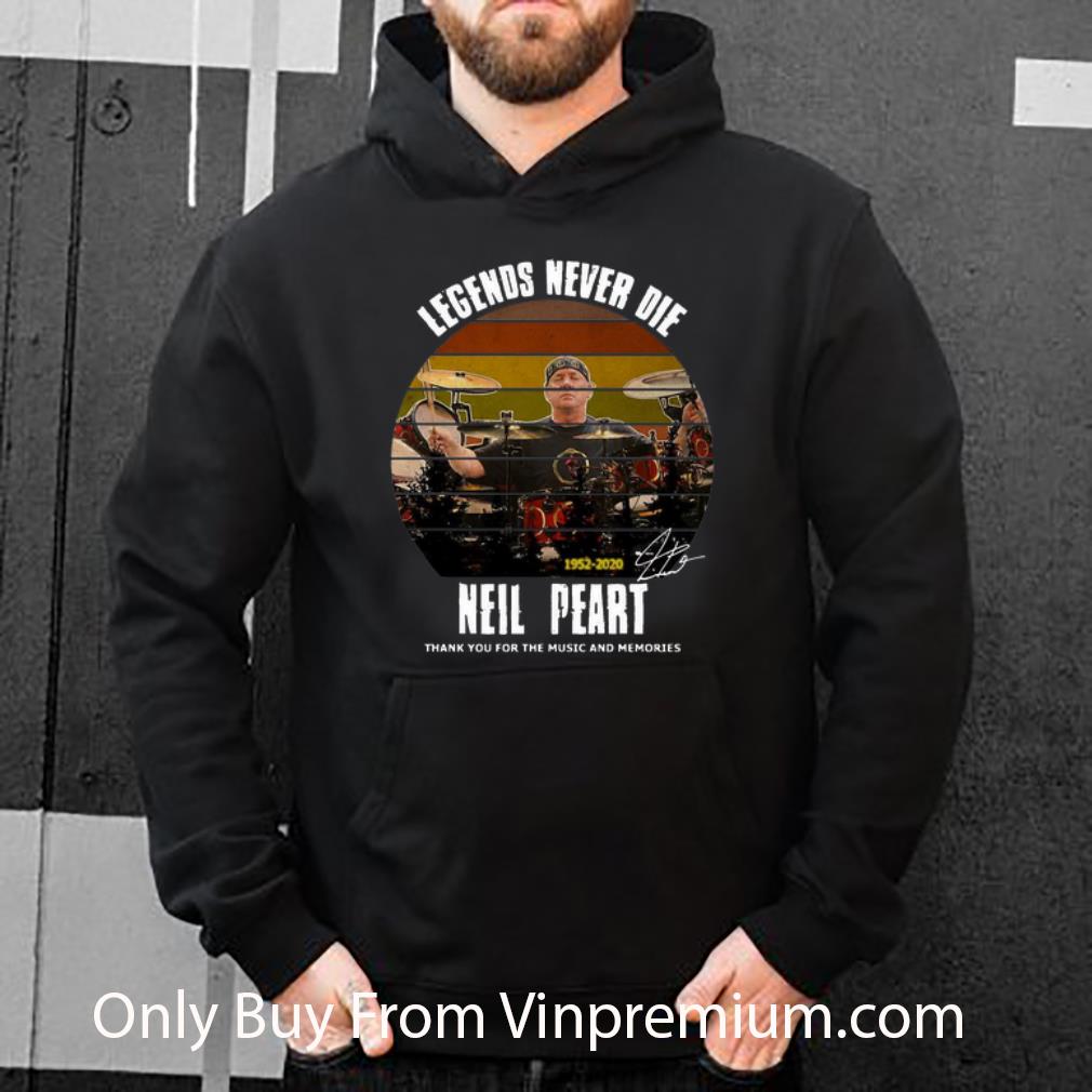 de8d6489 awesome vintage legends never die neil peart thank you for the memories shirt 4 - Awesome Vintage Legends Never Die Neil Peart Thank You For The Memories shirt