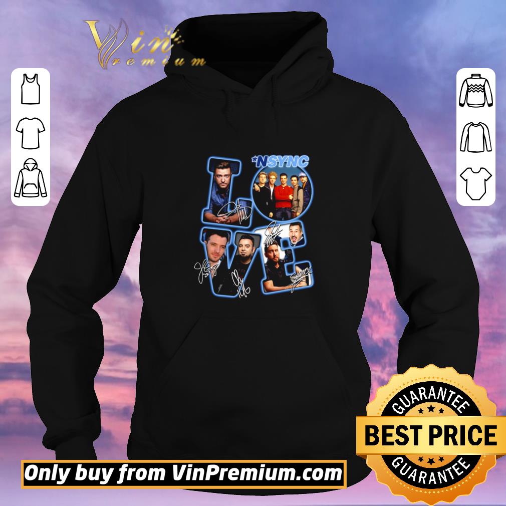 Awesome Love NSYNC signature shirt sweater dfd71972 awesome love nsync signature shirt sweater 4 - Awesome Love NSYNC signature shirt sweater