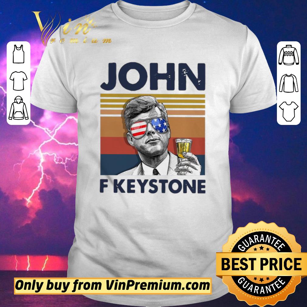 Top US Drink John F Keystone Vintage shirt sweater