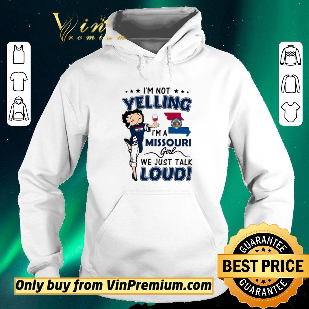 e88136f7 nice betty boop i m not yelling i m a missouri girl we just talk loud shirt sweater 4 - Nice Betty Boop I’m Not Yelling I’m A Missouri Girl We Just Talk Loud shirt sweater
