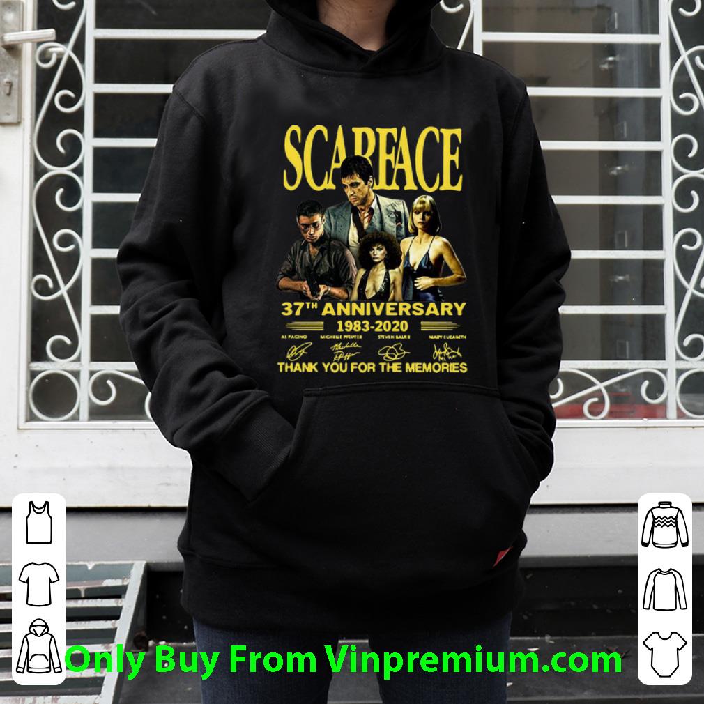 eb06b209 awesome scarface 27th anniversary thank you for the memories signatures shirt 4 - Awesome Scarface 27th Anniversary Thank You For The Memories Signatures shirt