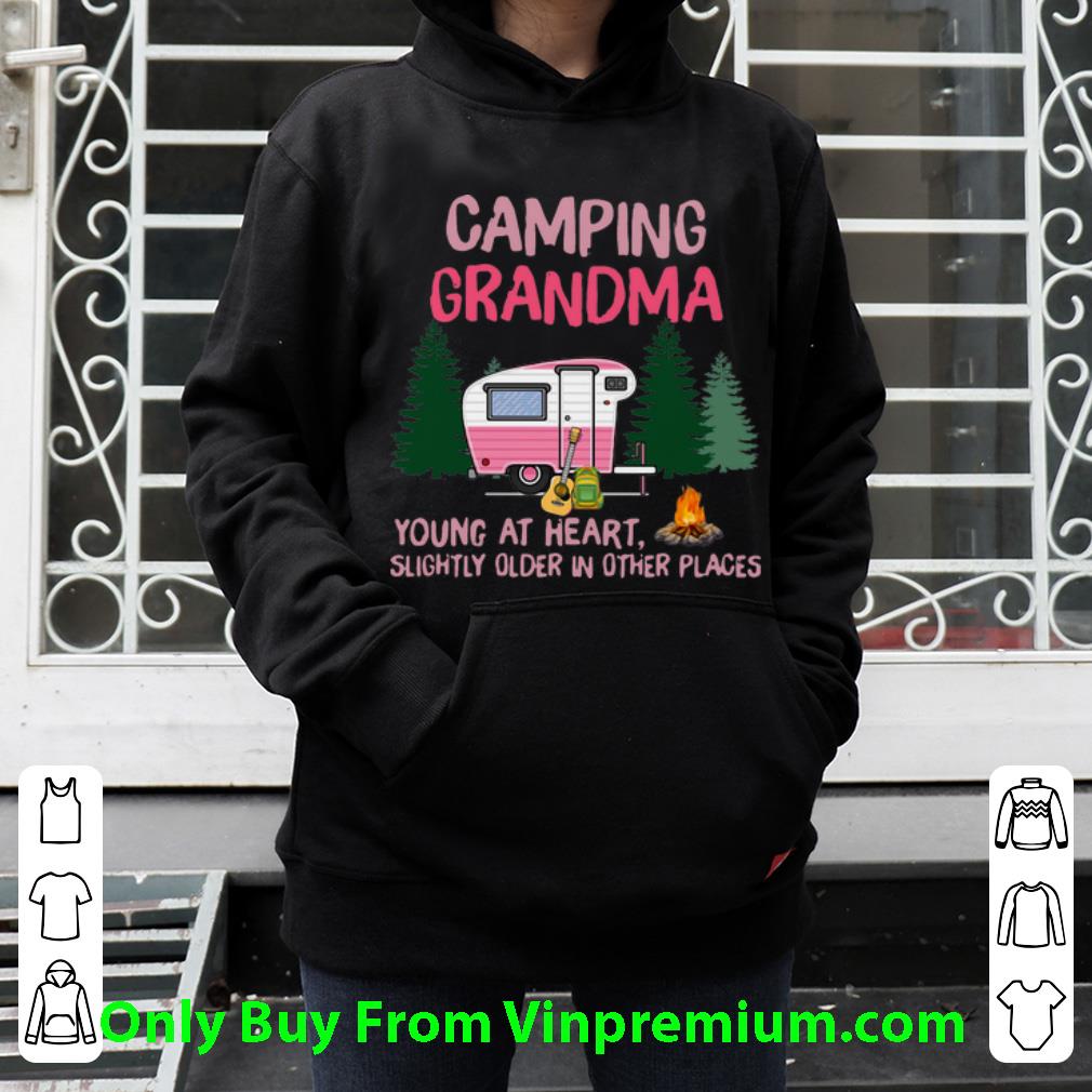 ec129466 awesome camping grandma young at heart slightly older in other places shirt 4 - Awesome Camping Grandma Young At Heart Slightly Older In Other Places shirt