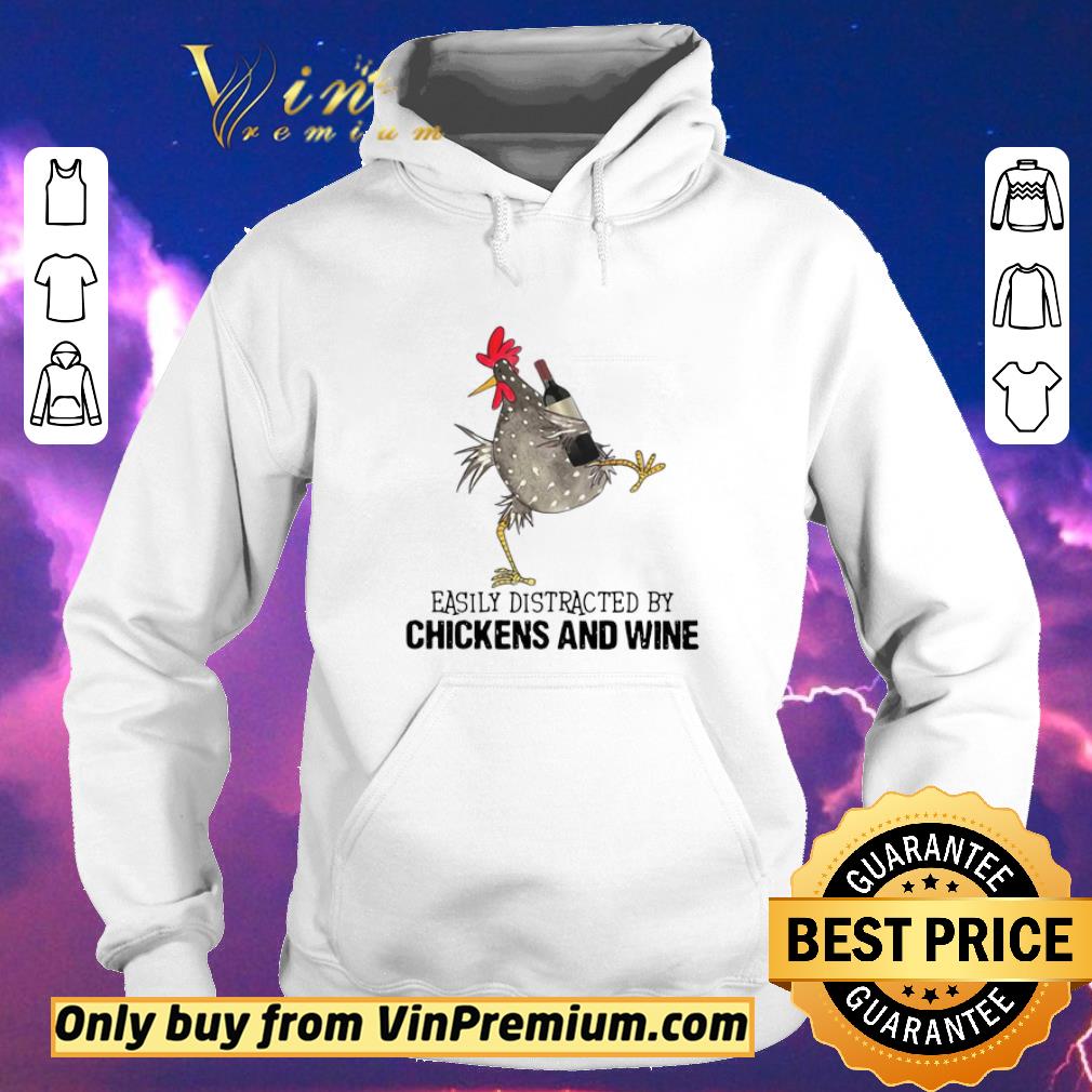 ec812ac8 nice easily distracted by cats and chickens and wine shirt sweater 4 - Nice Easily Distracted By Cats And Chickens And Wine shirt sweater