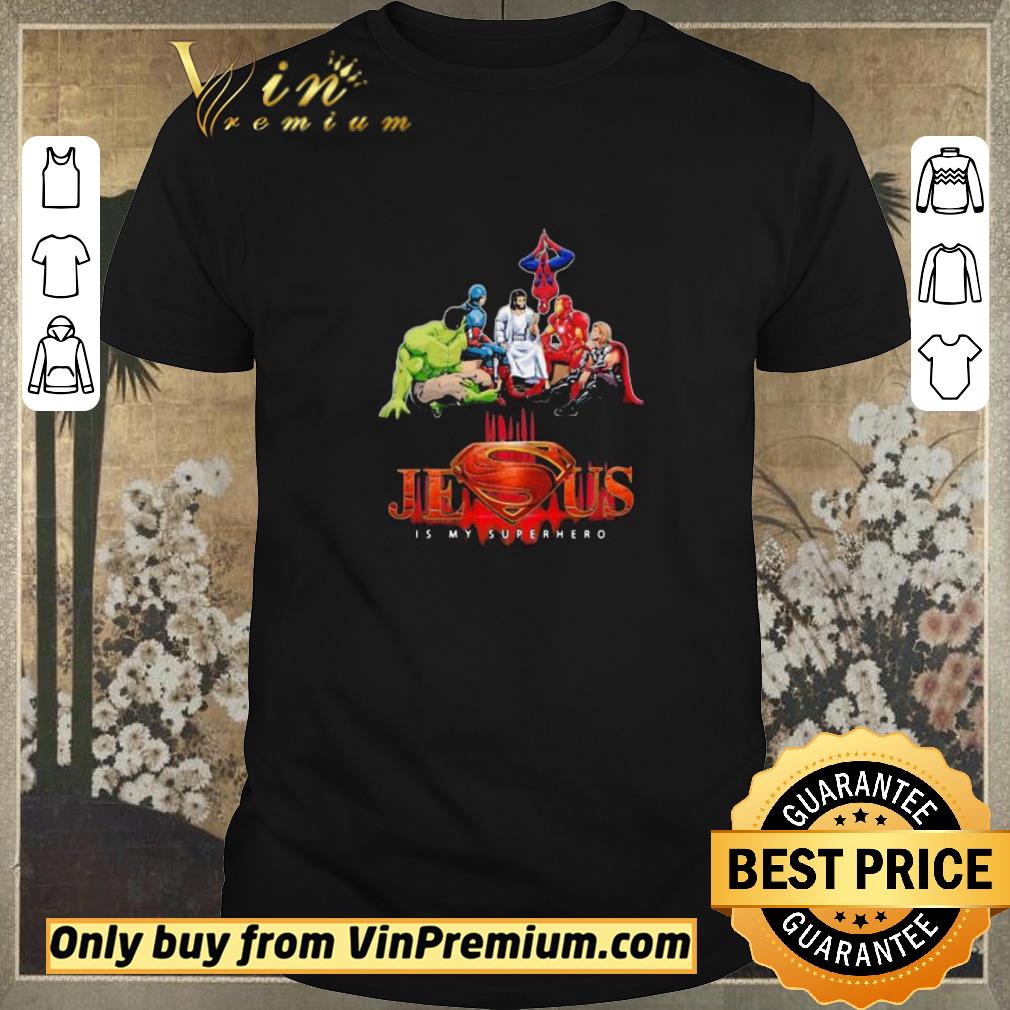 Nice Jesus is my superhero light shirt sweater