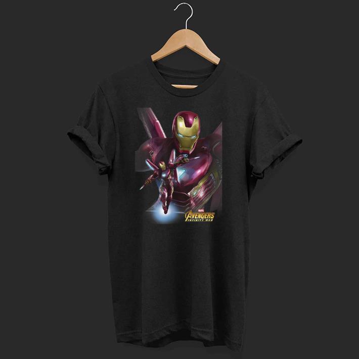 Pretty Marvel Infinity War Iron Man Big Graphic Shirt