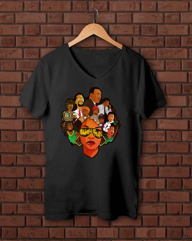 Awesome Powerful Roots Black History Month I Love My Roots Shirt