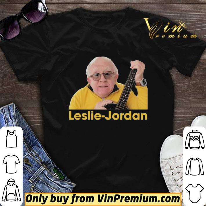 Leslie jordan playing guitar shirt sweater